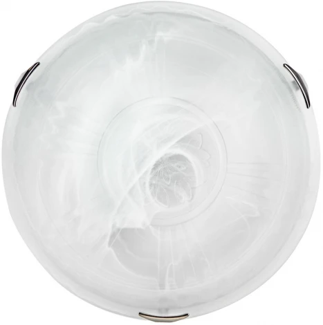 Настенно-потолочный светильник Sonex Lufe 7601/DL SNOK SN стекло/белое/хром LED 48Вт 4000K D405 IP20