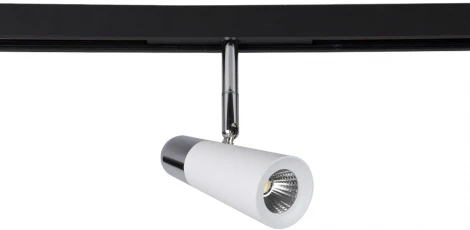 Трековый светильник магнитный Crystal Lux CLT 0.33 006 12W WH-CH 4000K (LED, 48V)