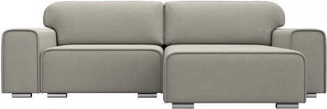 Диван угловой Лига-029 правый угол (Бежевый/Рогожка) Лига Диванов арт.121930