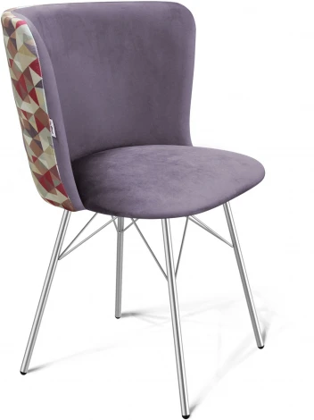 Стул SHT-ST36-4/S64 сумеречная орхидея/хром лак от фабрики Sheffilton