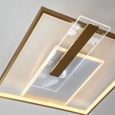 Потолочный светильник светодиодный с пультом с регулировкой цветовой температуры и яркости LED4U LED4U L1045-500 GD