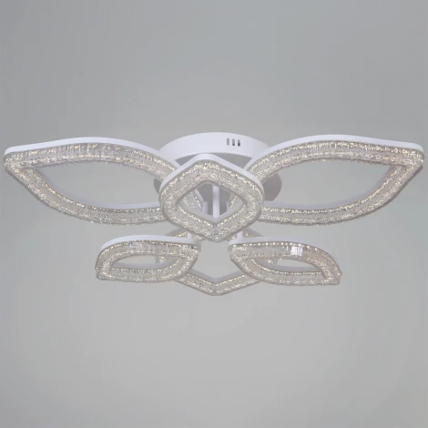 Потолочная люстра светодиодная на штанге с регулировкой цветовой температуры, яркости и ночным режимом Reluce 69290-0.3-3+3 WH