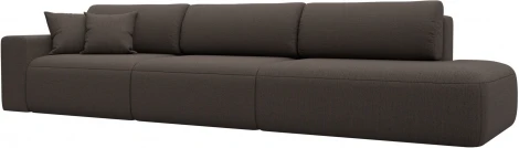 Диван прямой Лига-036 НПБ Модерн Лонг подлокотник слева Лига Диванов (Рогожка) арт.124211L