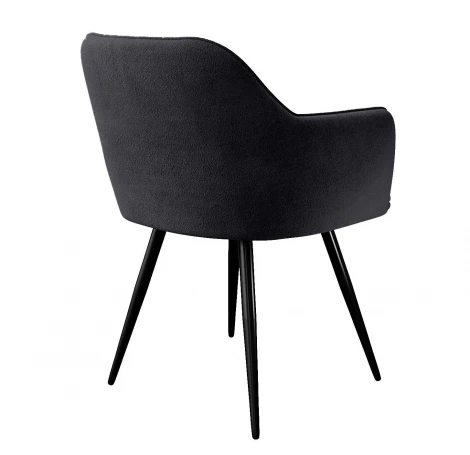 Стул DikLine 277 поворотный TW11 серый, ножки черные арт.00-00079920