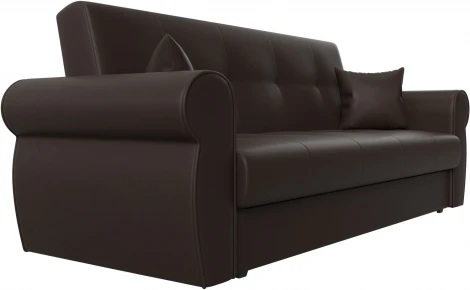 Диван-книжка Лига-019 (Коричневый/Экокожа) Лига Диванов арт.118384