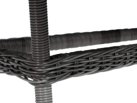 Плетеный стол из искусственного ротанга 200х90см, цвет графит 4SIS Латте YH-T4766G-2 graphite