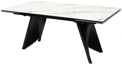 Стол IVAR 180 MARBLES KL-188 Контрастный мрамор, итальянская керамика