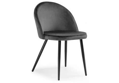 11943 Обеденный стул на металлокаркасе Woodville Dodo dark gray 11943