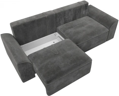 Диван прямой Лига-048 НПБ Лига Диванов (Велюр) арт.128232