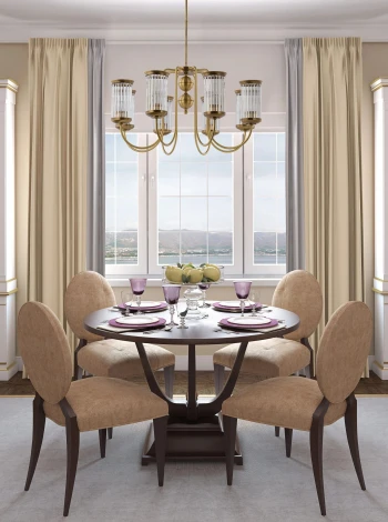 Потолочная люстра на штанге Kutek Olzano OLZ-ZW-8(P) (220V)