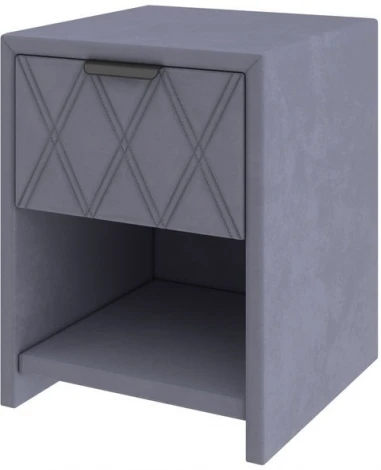 PROxSON Тумба Side (Ткань: Велюр Casa Благородный серый) 44x45