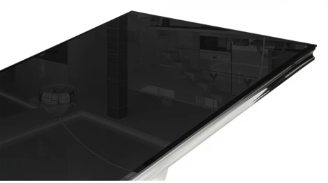 Стол на тумбе Woodville Levon 200x100x75 black 15563