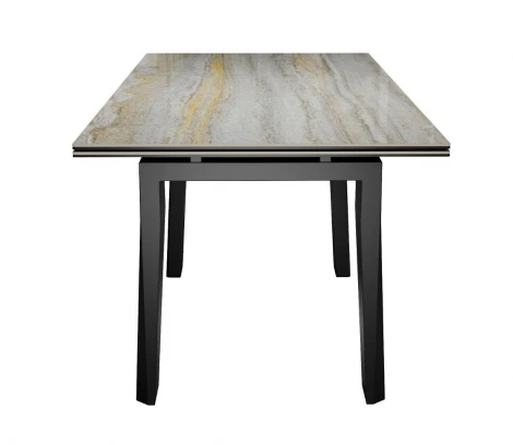 Стол DikLine KP160 керамика SH2340 полуглянец/опоры черные (2 уп) 00-00078028