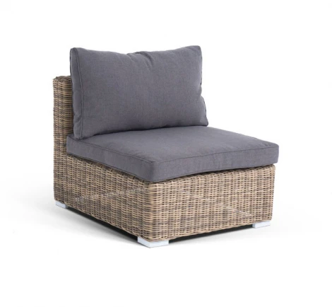 Модуль диванный прямой с подушками, цвет соломенный 4SIS Лунго YH-C1032W