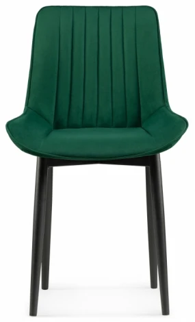 Стул Notta на металлокаркасе Седа К зеленый / черный 502097