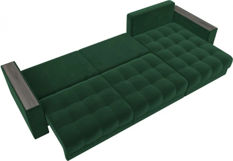 Диван угловой с декором Лига-049 НПБ Лонг Лига Диванов (Велюр) арт.128296