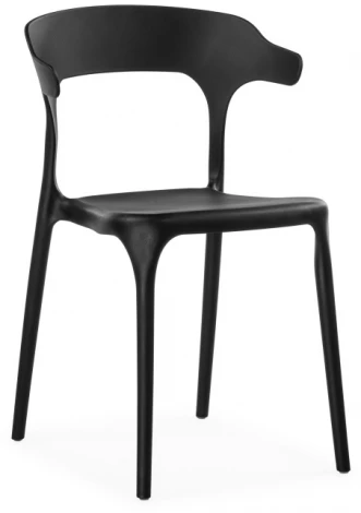 Пластиковый стул Woodville Vite black 15597