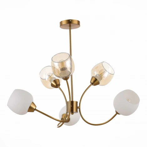 Потолочная люстра на штанге Tratti SLE1136-302-06 Evoluce