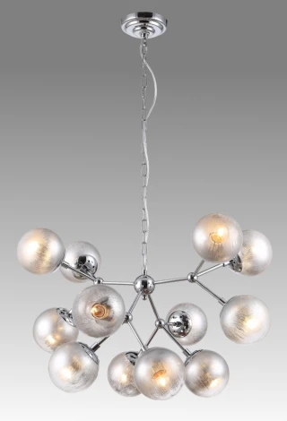 Подвесная люстра Crystal Lux Medea SP12 CHROME