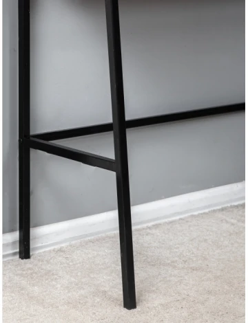 Письменный стол Woodville Минден с надстройкой дуб вотан / антрацит черный 553628