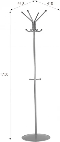 Вешалка напольная Пико 1 металлик от фабрики Mebelik