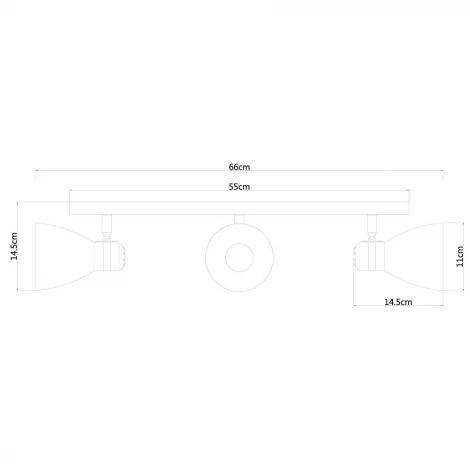 Спот Arte Lamp Mercoled A5049PL-3WH