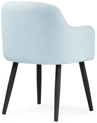 Стул Woodville на металлокаркасе Халли lamb 17 / черный 552086