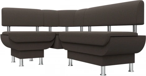 Диван кухонный угловой Альфа левый угол Лига Диванов (Рогожка) арт.123815L