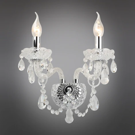Бра Aployt Koletta APL.755.01.02 (220V, хрусталь, подвески, свеча)