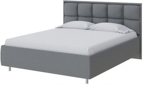 PROxSON Кровать Chessy без основания (Ткань: Рогожка Savana Grey (серый)) 200x190