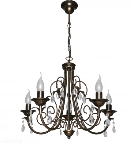 Подвесная люстра Аврора Муссон 10003-5L