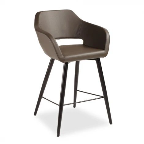 Барный стул Bordo S Pranzo Серо-коричневый RX TAUPE эко-кожа