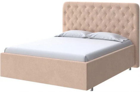 PROxSON Кровать Classic Large (Ткань: Велюр Casa Бежевый) 90x200