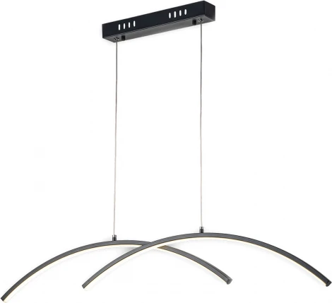 Подвесной светодиодный светильник Escada  Skyline 10212/S LED Black 36Вт, металл/силикон, чёрный