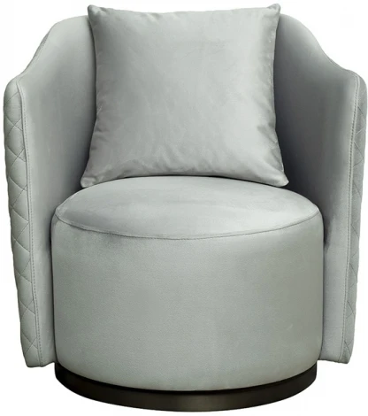 Кресло Verona вращающееся, велюр мятный Colt025-MINT/бронза 70*77*80см Garda Decor