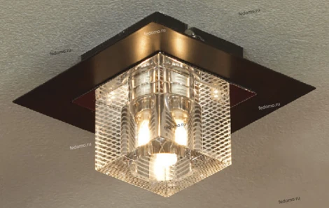 Потолочный светильник Lussole Notte di luna LSF-1307-01 (220V, куб, IP21)