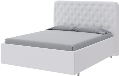 PROxSON Кровать Classic Large (Экокожа Белый) 90x200
