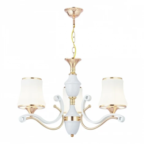 Подвесная люстра Arte Milano Florentia-3987 303987/3 Wh/Gd (220V, на цепи)