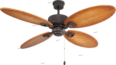 Вентилятор потолочный Faro Lombok, 4 лопасти, коричневый, клен
