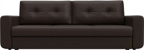 Диван прямой Лига-031 (Коричневый/Экокожа) Лига Диванов арт.121276