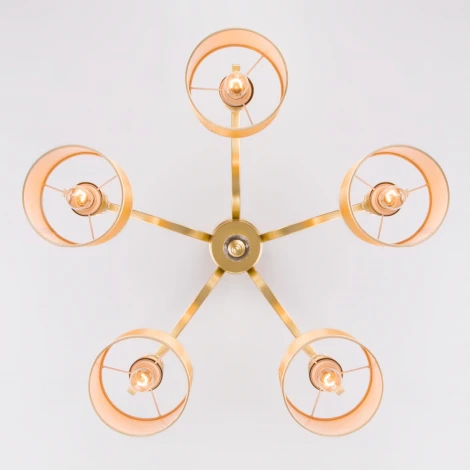 Потолочная люстра Eurosvet Ofelia 60070/5 перламутровое золото