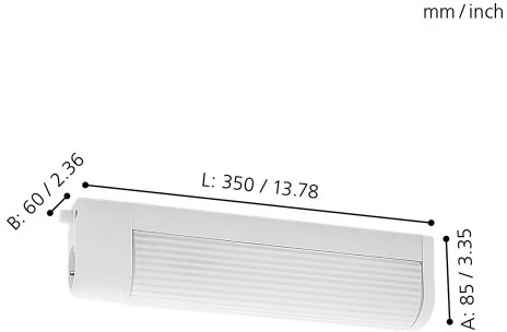 Настенный светильник Eglo Bari 1 94987 (220V, выключатель)