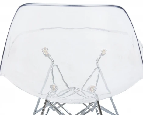 Стул обеденный DSR CASPER (ножки хром, цвет прозрачный)