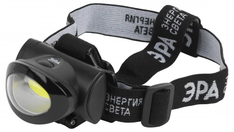 Налобный фонарь светодиодный на батарейках ЭРА GB-601 GB-601