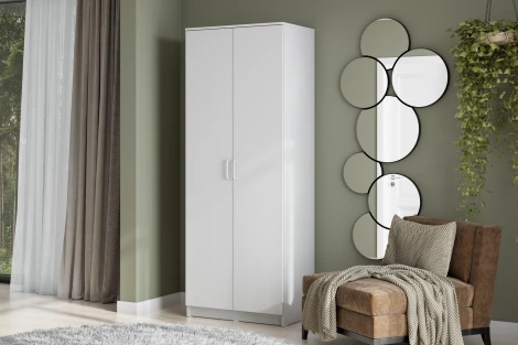 Шкаф распашной Арника ШК 2, Белый