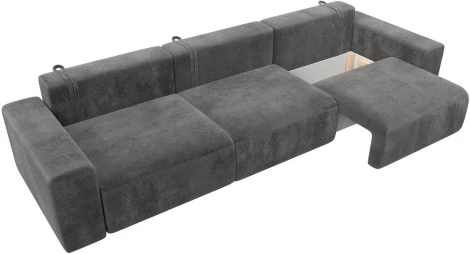 Диван прямой Лига-036 НПБ Классик Лонг Лига Диванов (Велюр) арт.127677