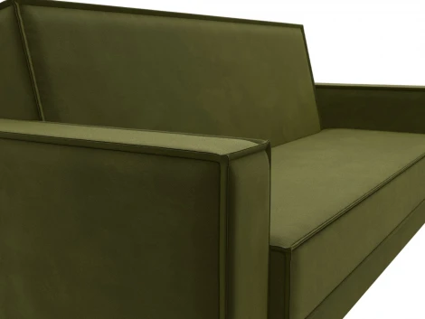 Диван-книжка Куба (Зеленый/Микровельвет) Лига Диванов арт.122048