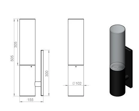 Настенный светильник уличный Русские фонари Латина 130-11/b-05 (220V, IP54)
