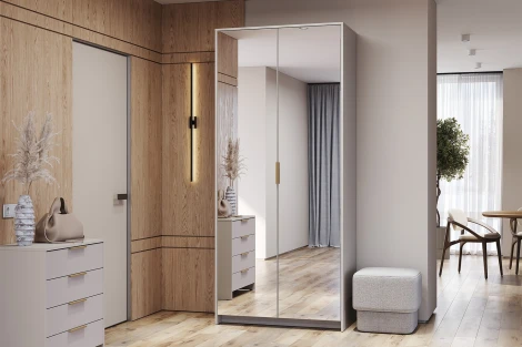 Шкаф БТС 2-х створчатый Пандора ШК-05, Кашемир, Айриш