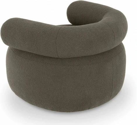 Кресло Tirella вращающееся ОГОГО (арт.833535), (Искусственный мех/Коричневый)